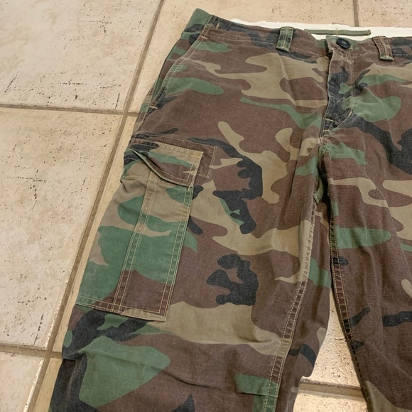 Polo Ralph Lauren Men's Camouflage Cargo Pants | Drawstring Cuffs | Size 34x30 - Picture 2 of 9